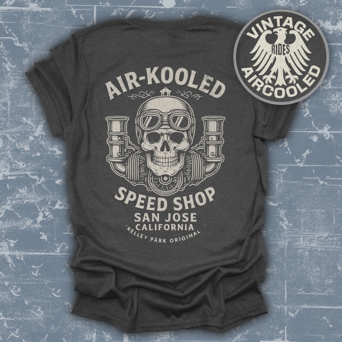 Air-Kooled Vintage Speed Shop San Jose T-shirt product type