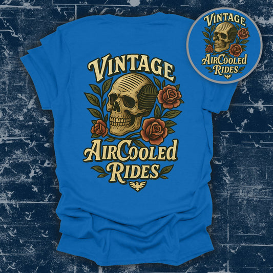 Vintage Air Cooled Rides Skull Design Shirt product
