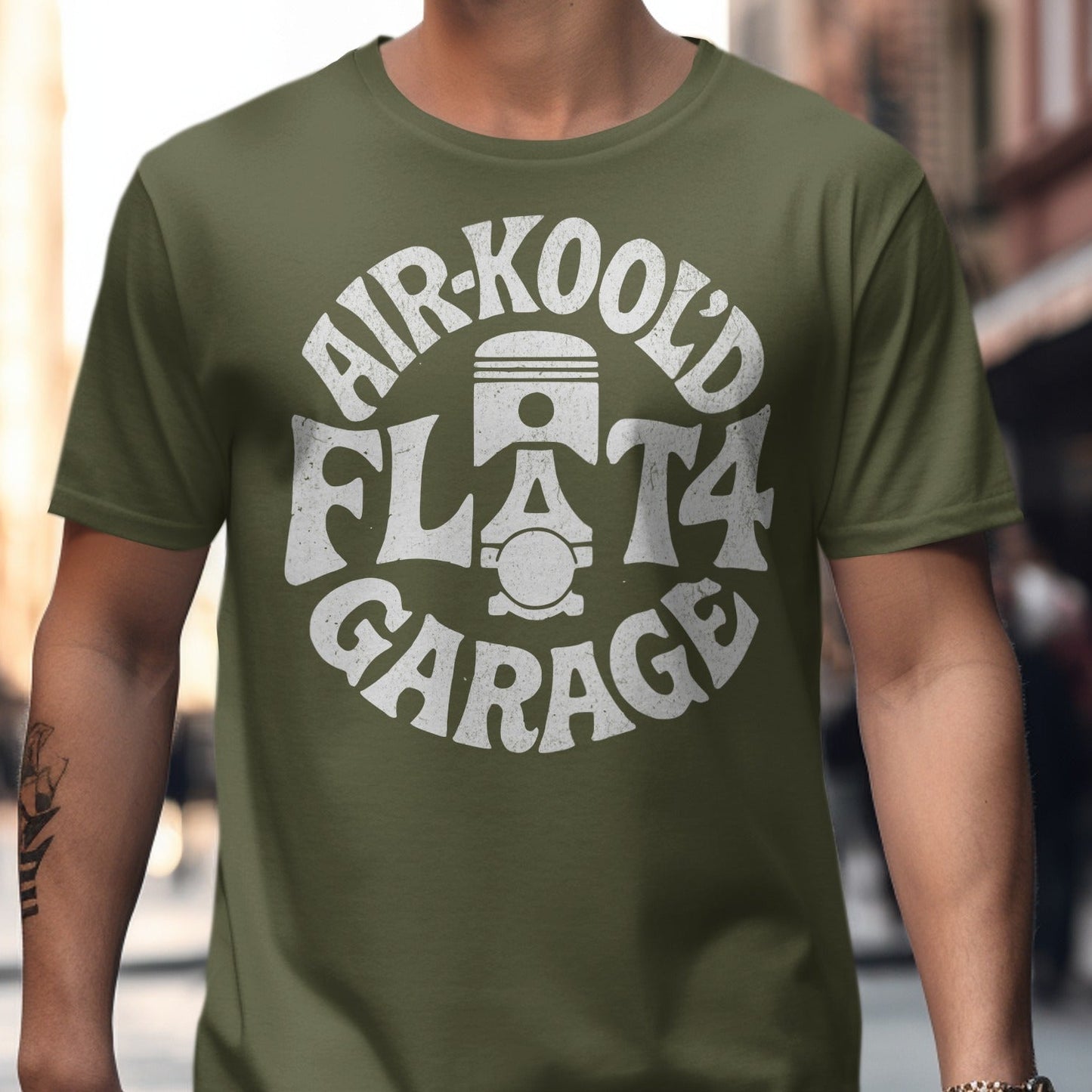 Air-Kool'd Flat 4 Garage Graphic Tee product