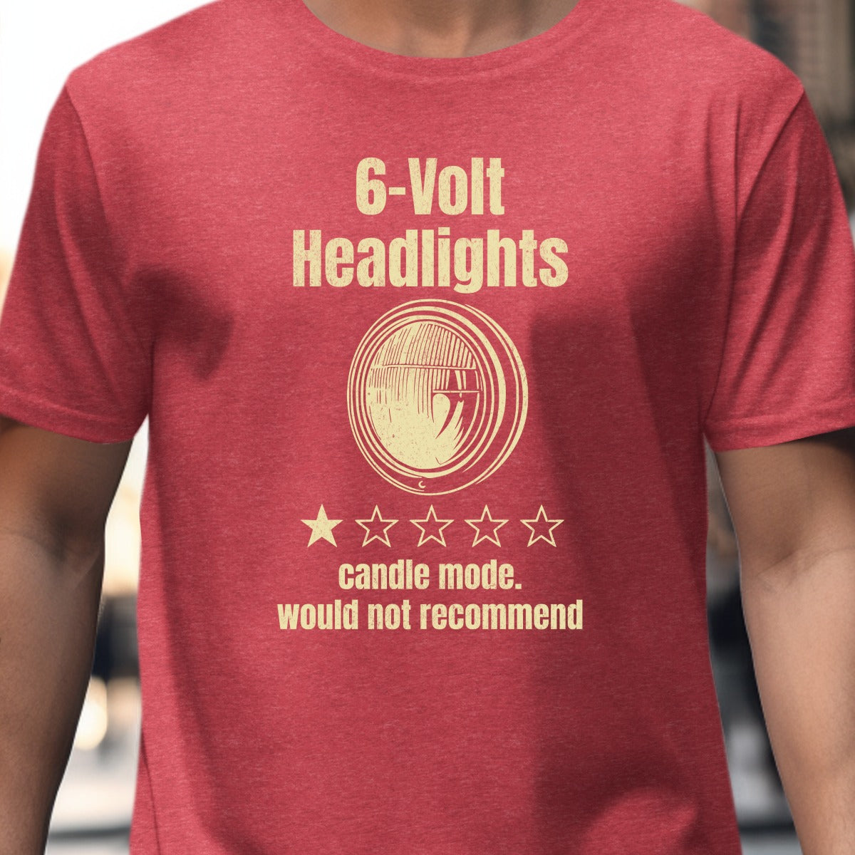 Funny Retro 6-Volt Headlights Graphic T-Shirt product