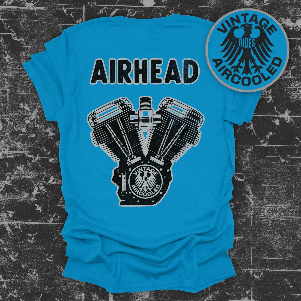 Vintage Air Cooled Airhead Motorcycle Shirt product