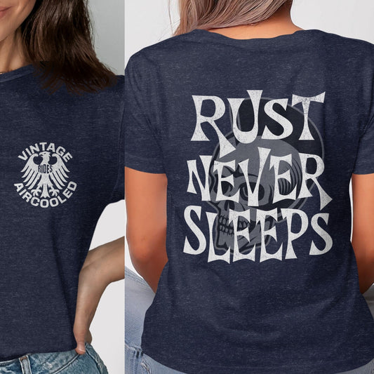 Vintage Aircooled Rust Never Sleeps Shirt product