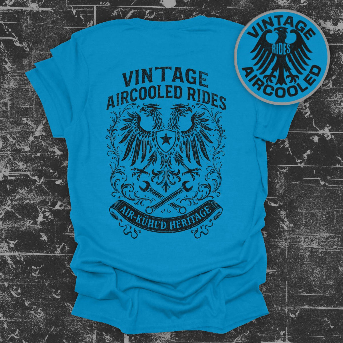 Vintage Aircooled Rides Air-Kühld Heritage shirt