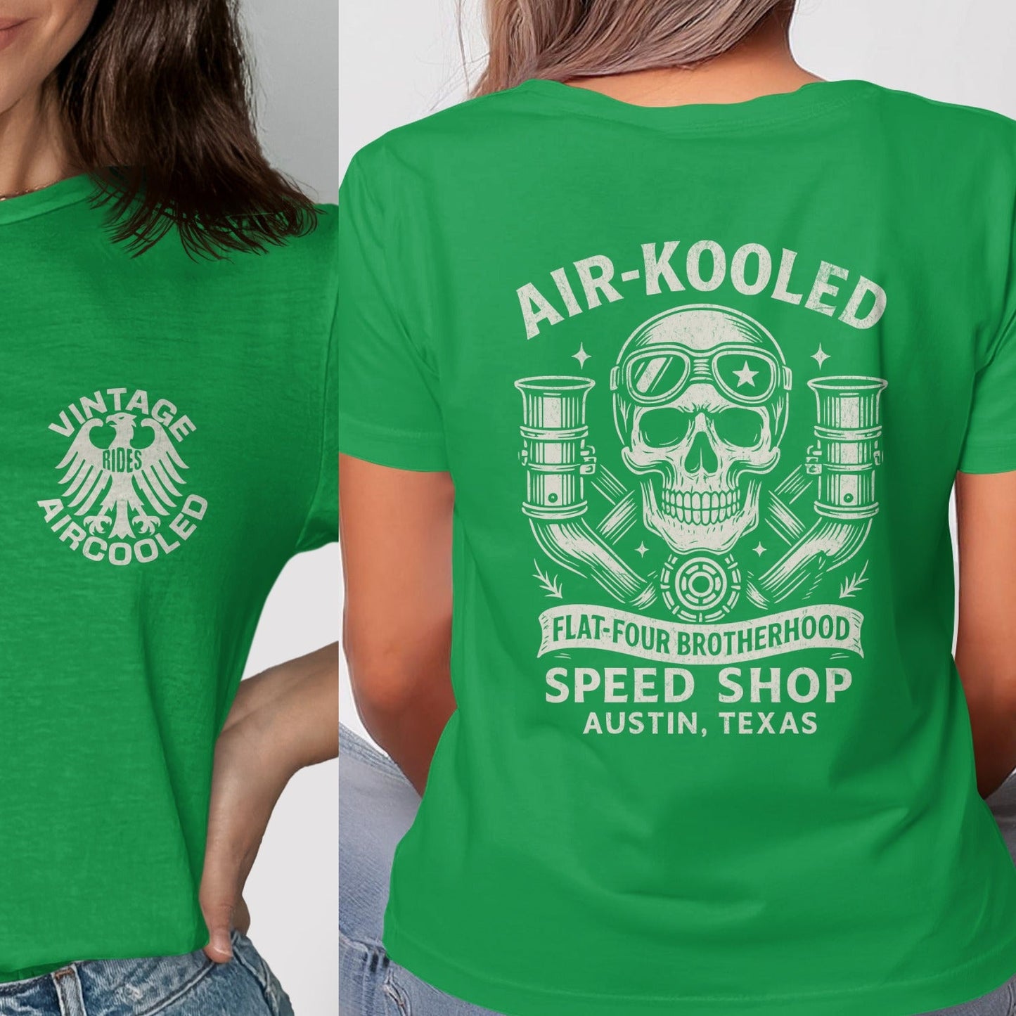 Vintage Air Cooled Speed Shop Graphic Tee product type