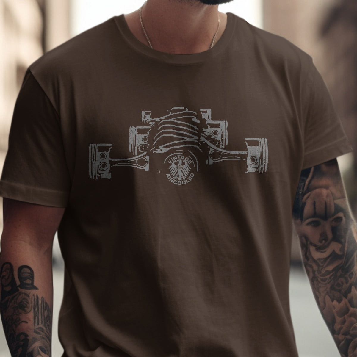 Unique Engine Pistons Graphic Tee shirt product