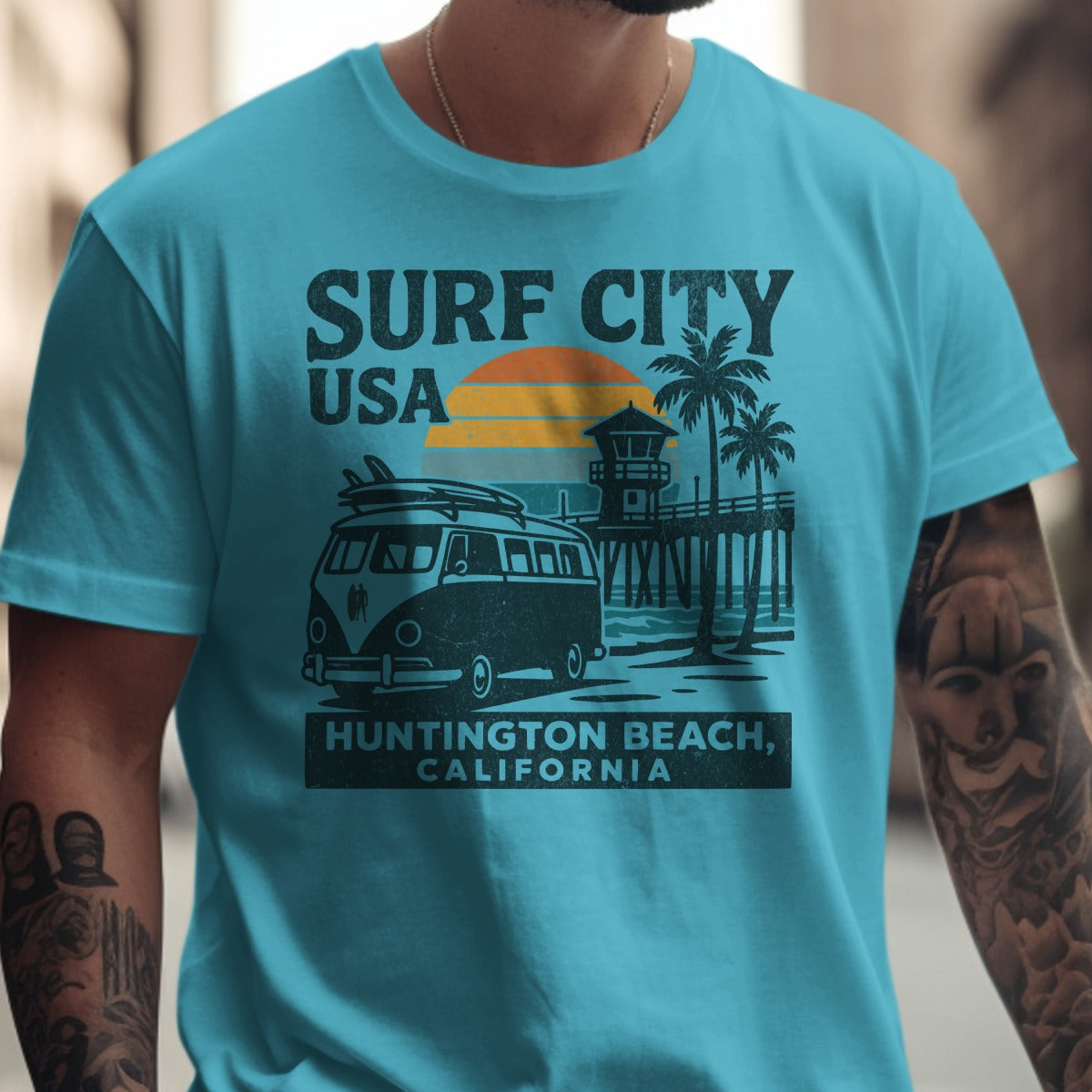 Surf City USA Huntington Beach t-shirt product