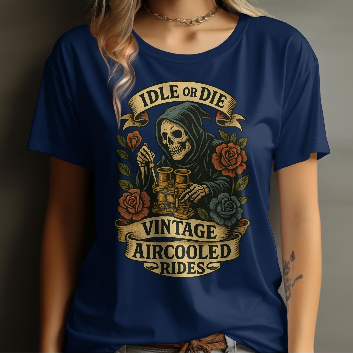Idle Or Die Vintage Aircooled Rides T-shirt product