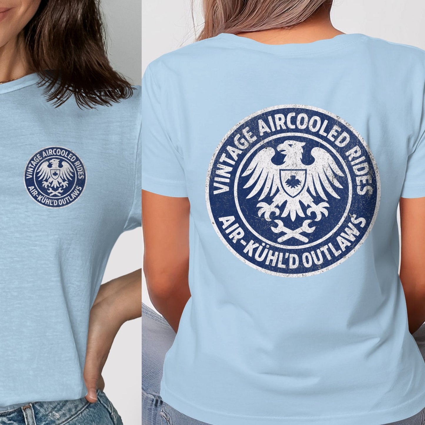 Vintage Aircooled Rides Air-Kuhld Outlaws T-shirt product type