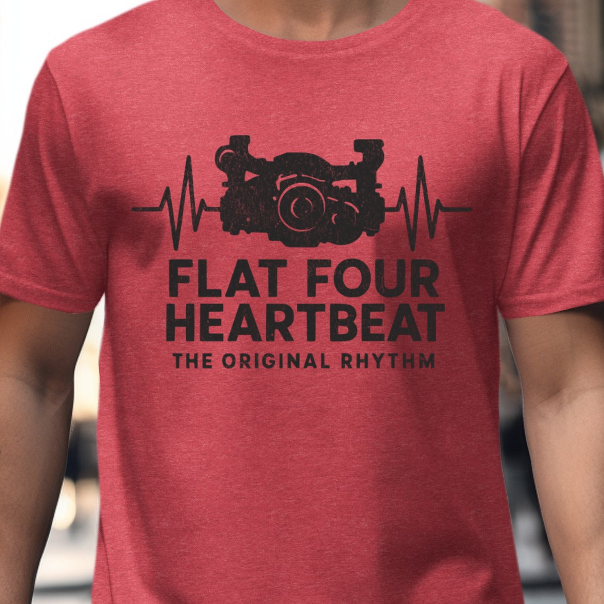 Flat Four Heartbeat The Original Rhythm T-Shirt product