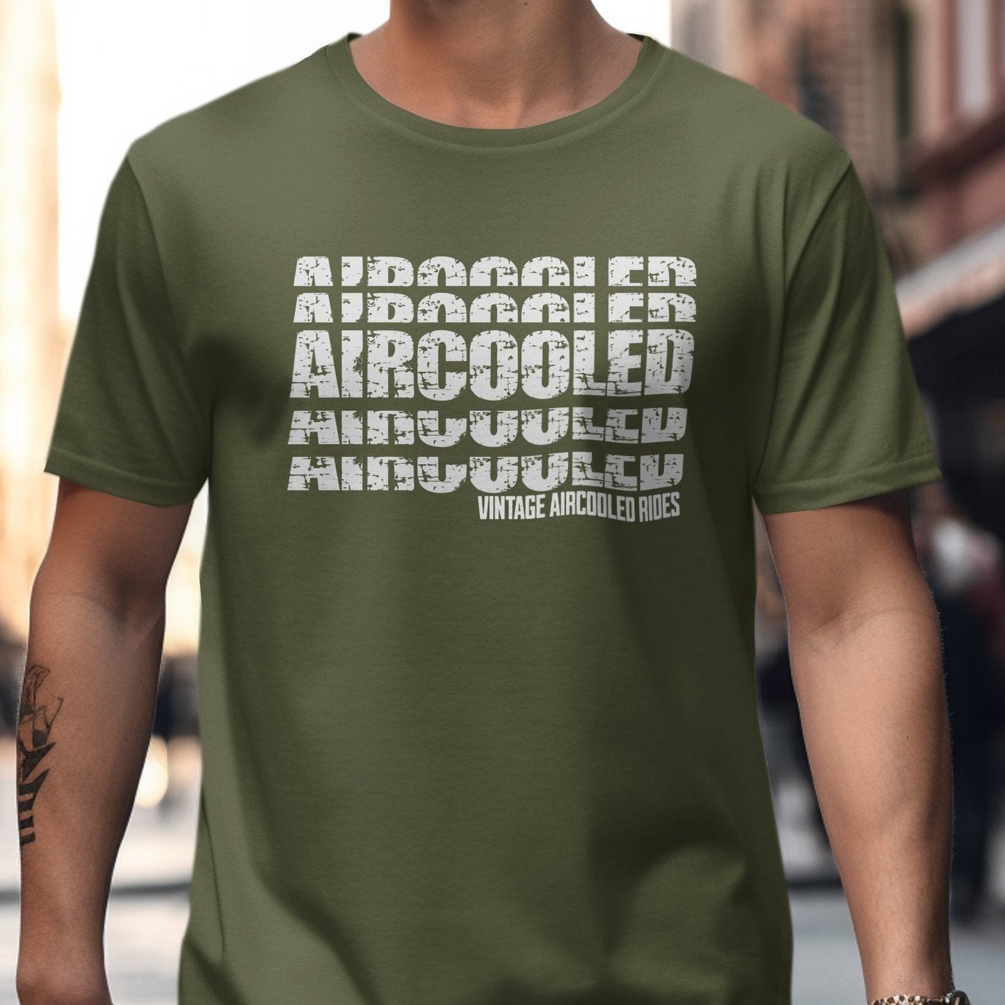 Vintage Aircooled Rides Graphic Tee Shirt product type