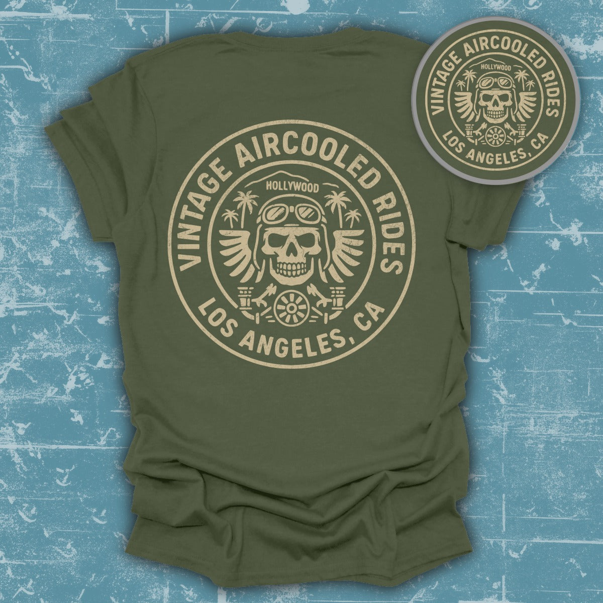 Vintage Aircooled Rides Hollywood Logo Shirt product