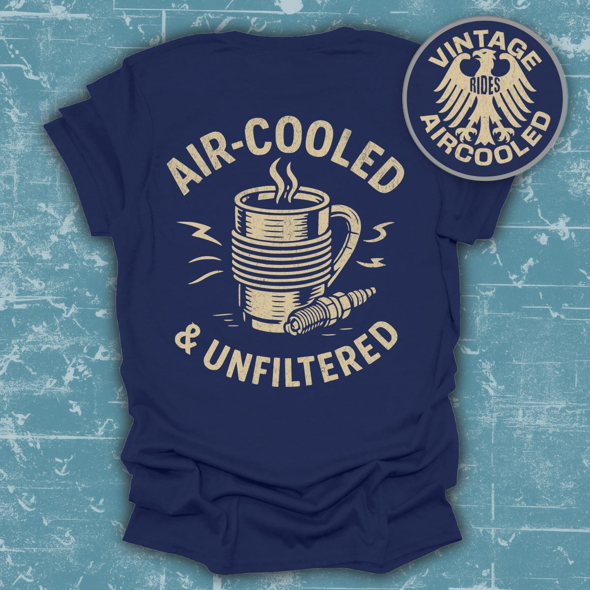 Air-Cooled Unfiltered Vintage Rides T-Shirt product