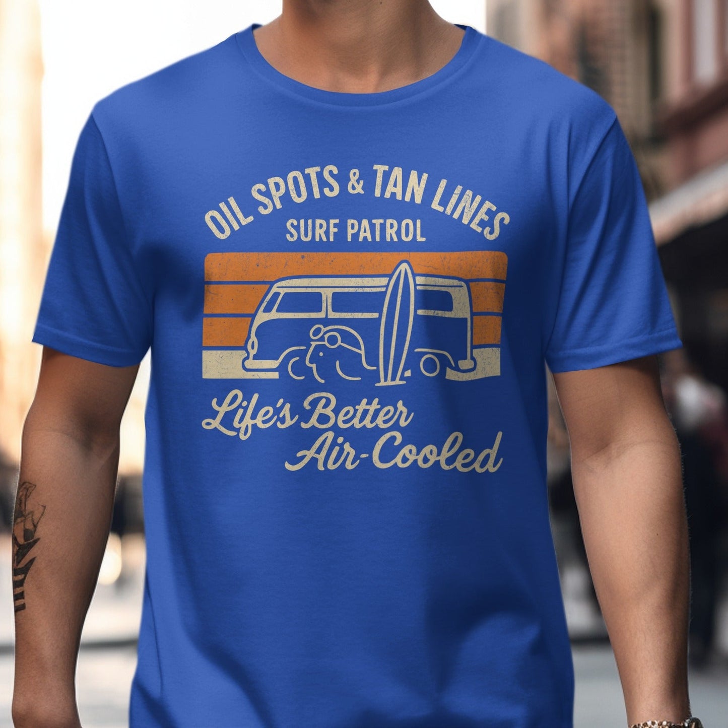 Oil Spots and Tan Lines Surf Patrol T-Shirt product