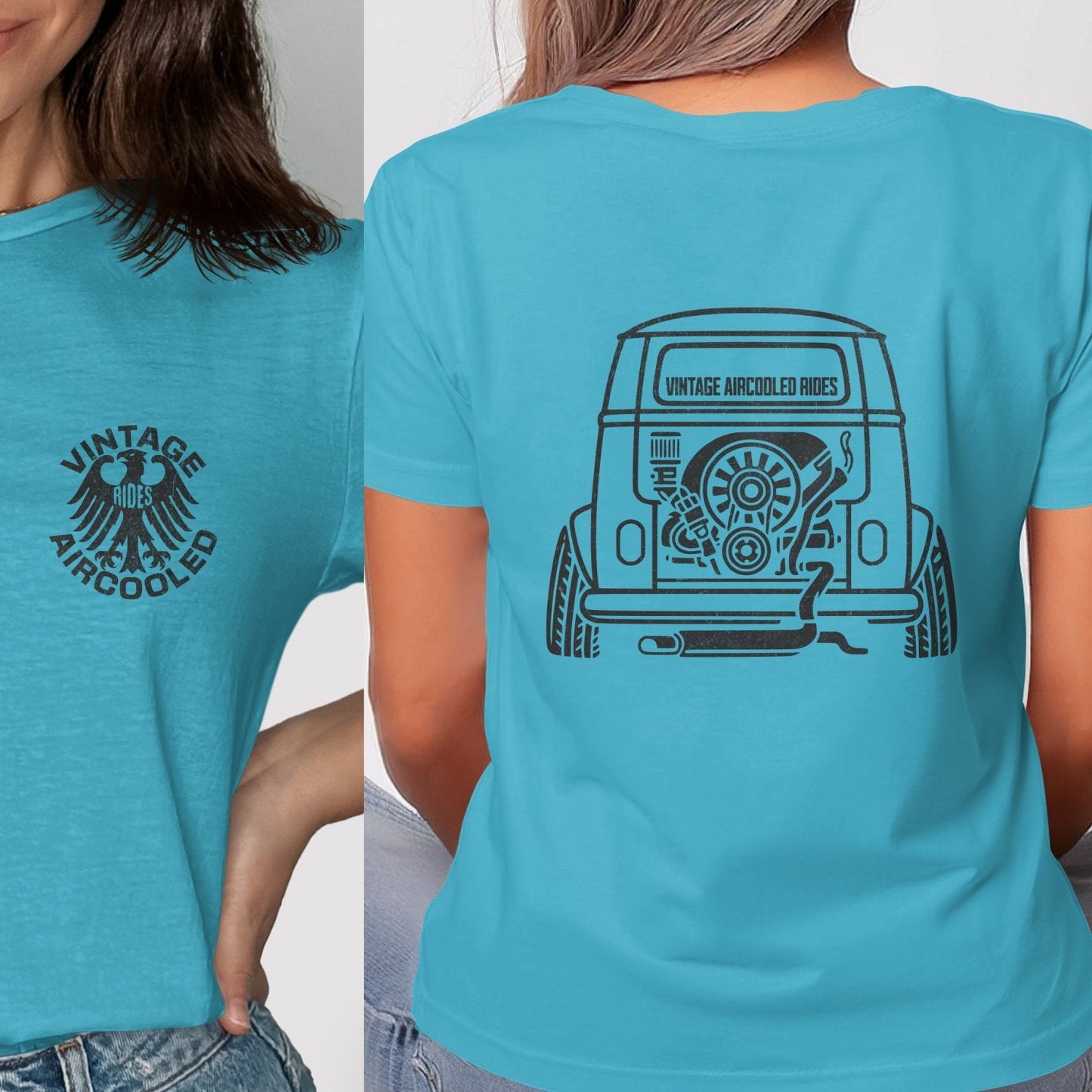 Vintage Aircooled Rides Graphic Tee T-Shirt product type