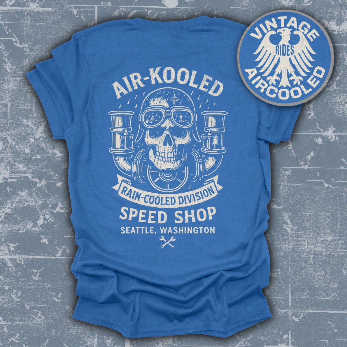 Vintage Rides Air-Kooled Speed Shop Graphic Tee product