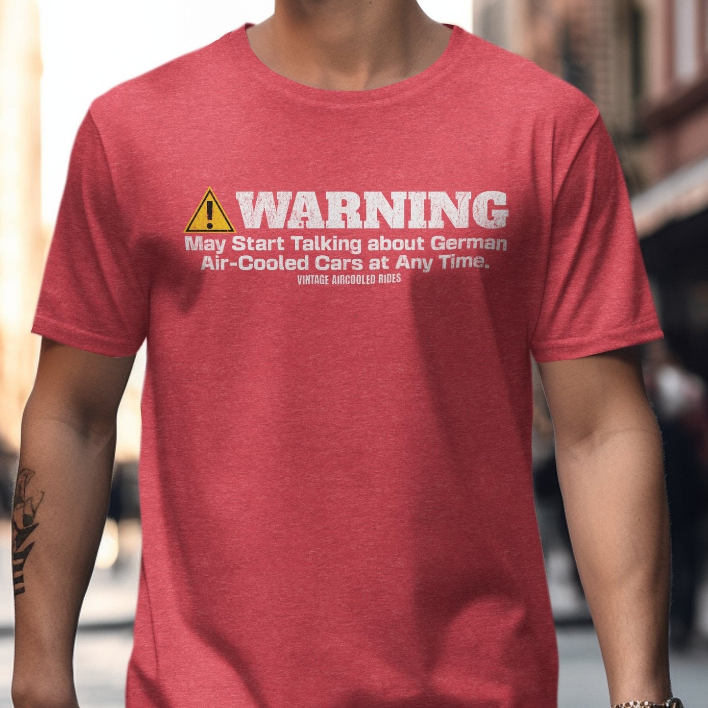 Warning German Air-Cooled Cars Funny T-Shirt product