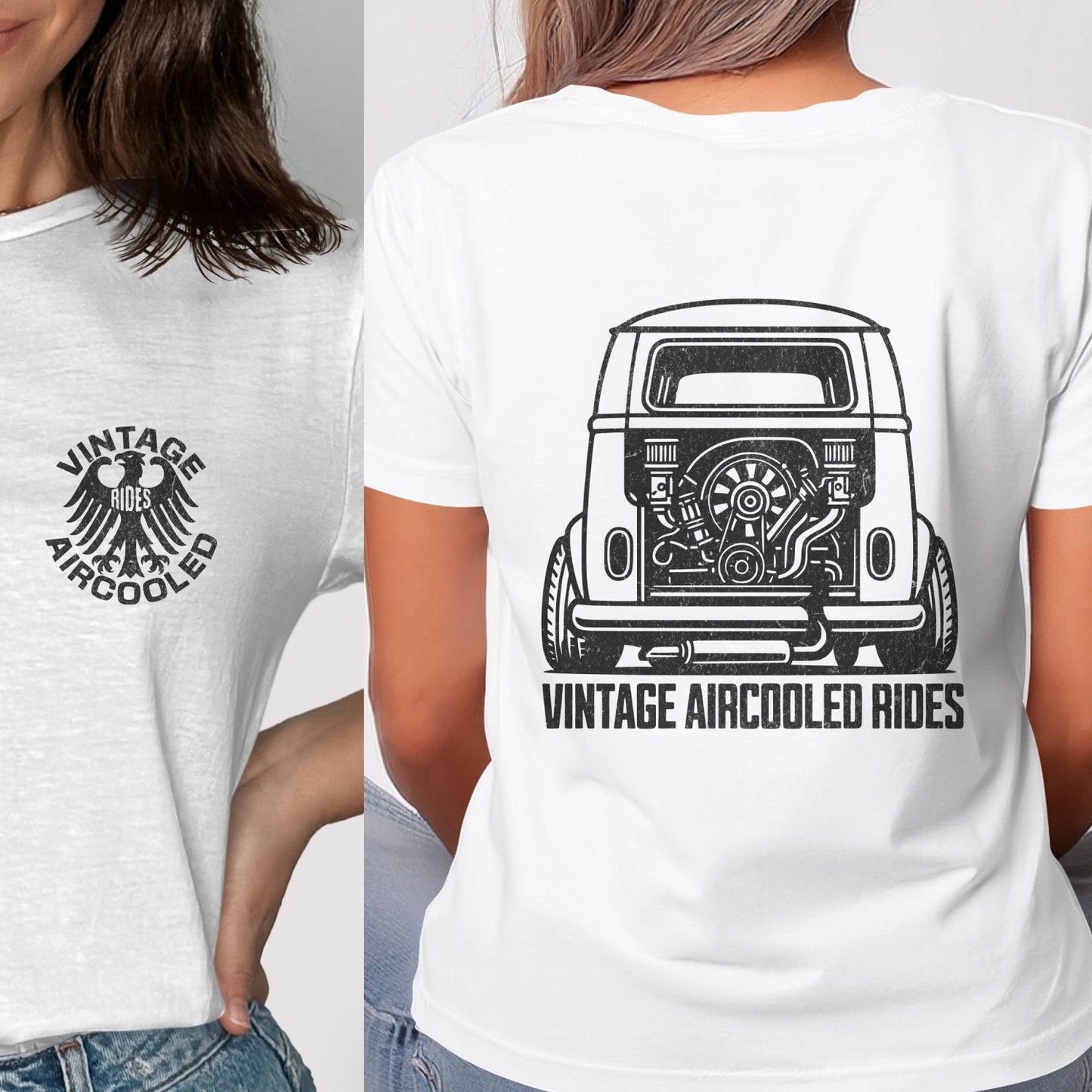 Vintage Aircooled Rides Graphic Printed Shirt product