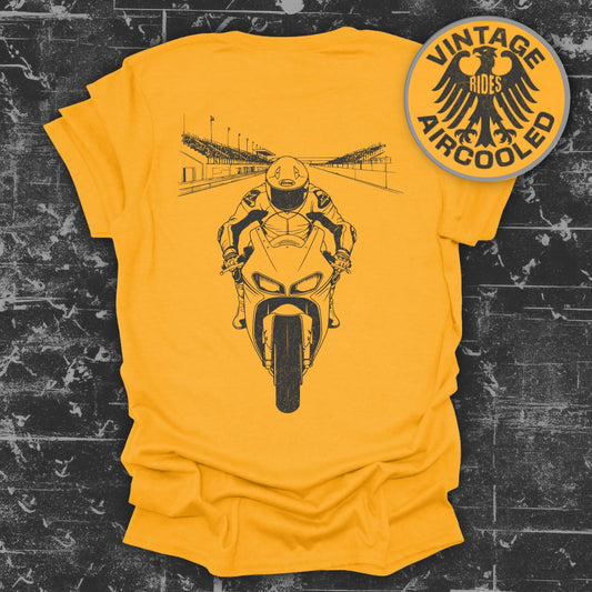 Vintage Rides Aircooled Motorcycle T-Shirt product type