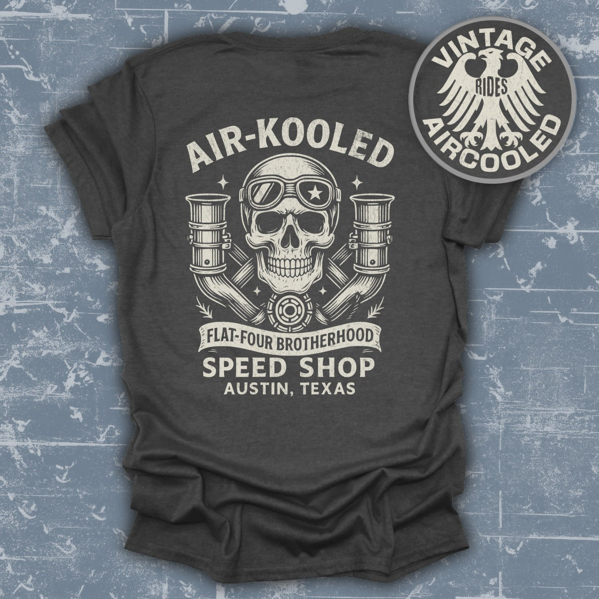 Air-Kooled Speed Shop T-shirt Vintage Rides product