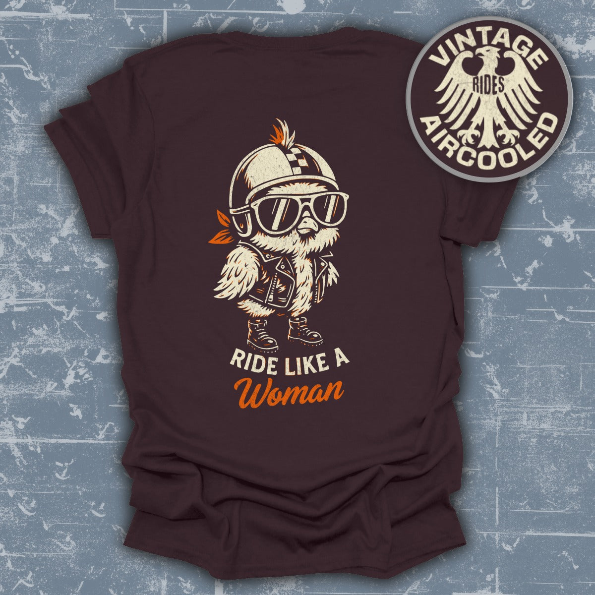 Ride Like A Woman Vintage Rides Aircooled T-Shirt product type