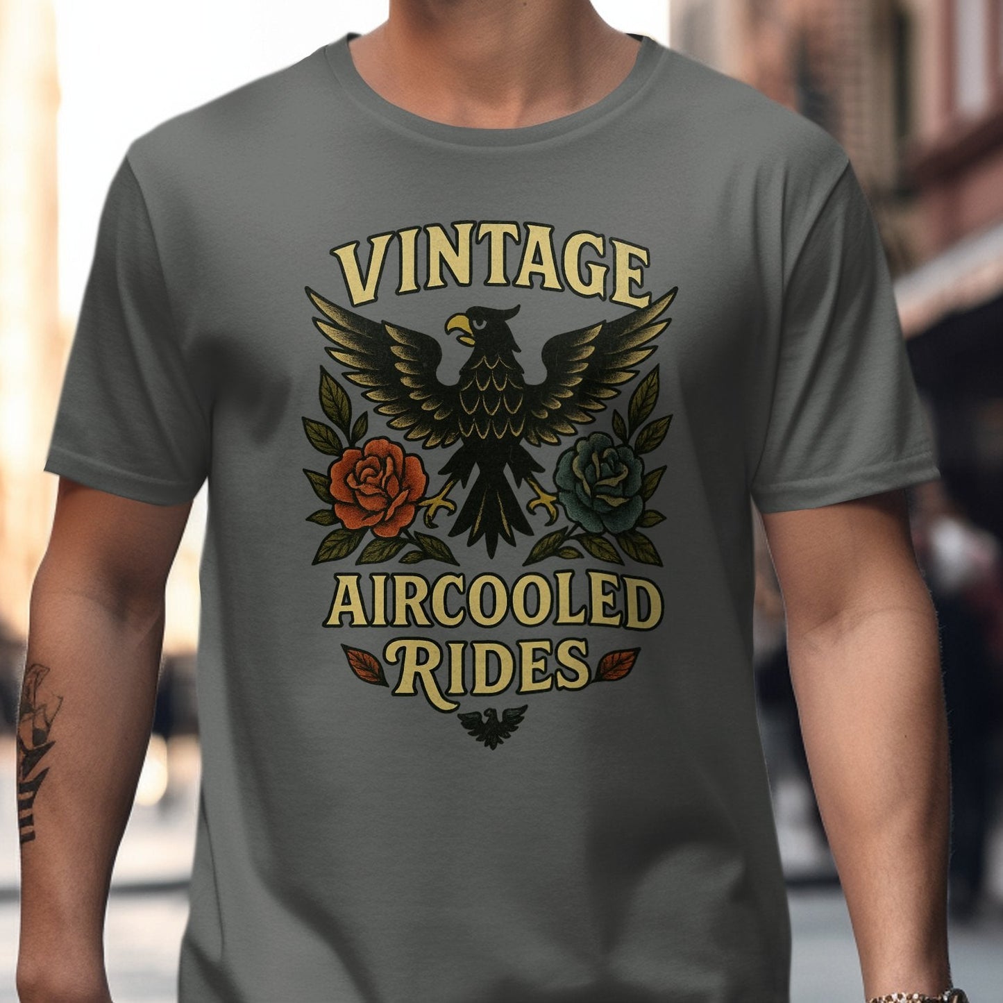 Vintage Aircooled Rides Graphic Tee product