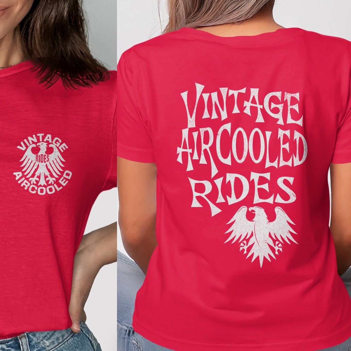 Stylish Red Vintage Aircooled Rides Shirt product