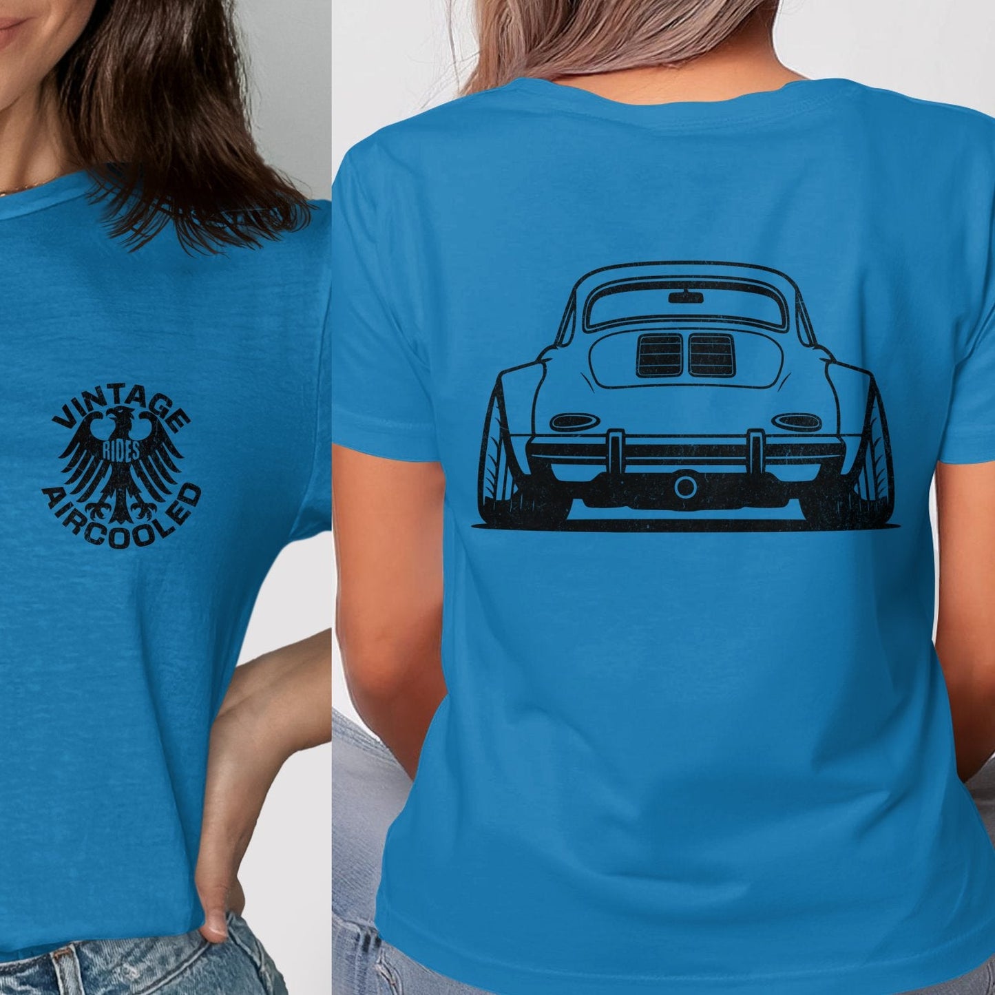 Vintage Aircooled Graphic Car Print T-shirt product type