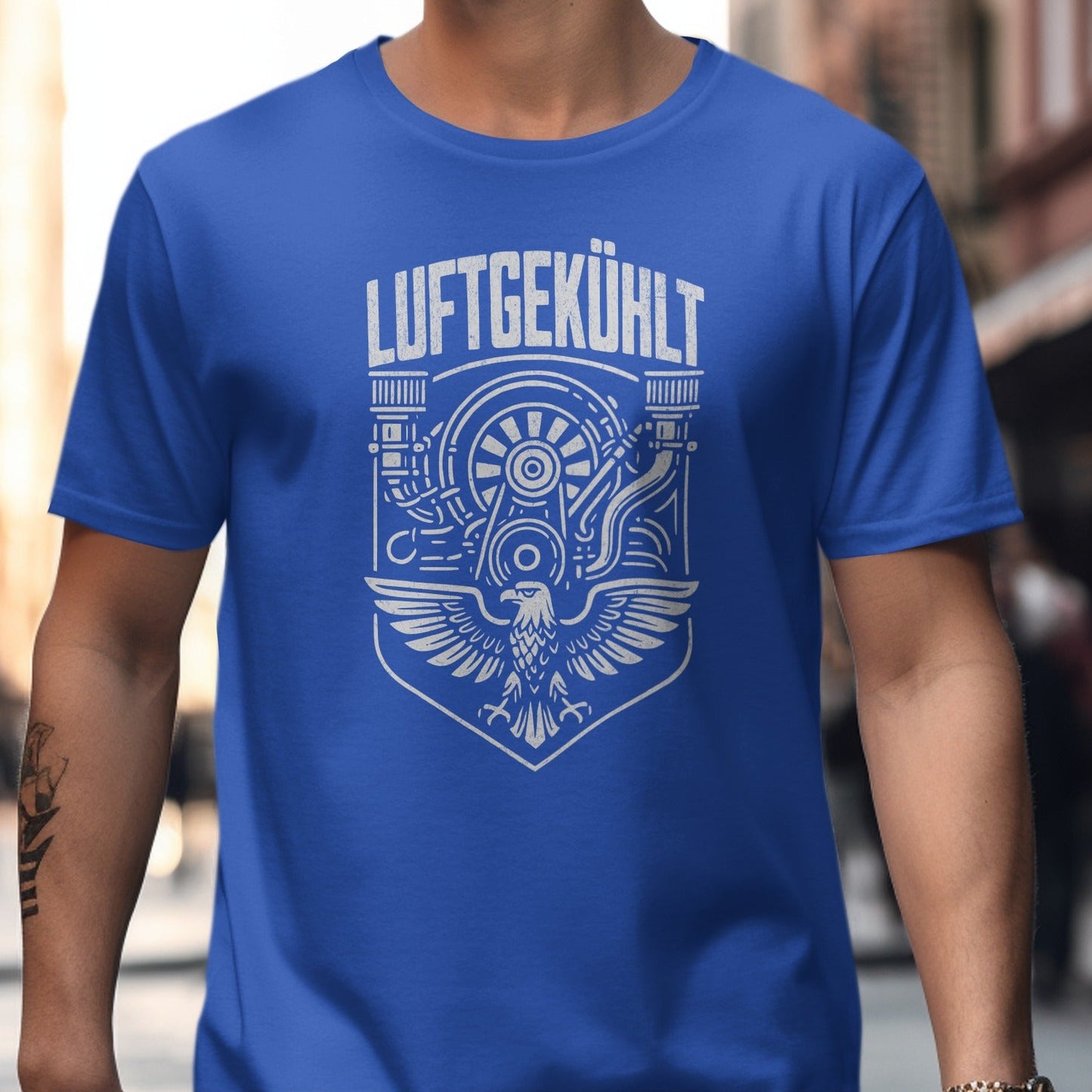 Luftgekühlt Graphic Blue T-shirt product
