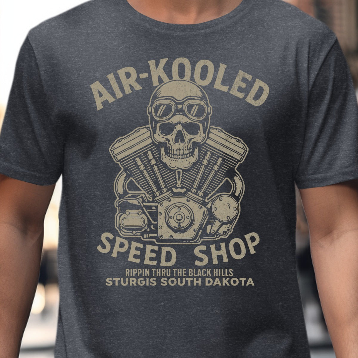 Air-Kooled Speed Shop Graphic T-Shirt Product