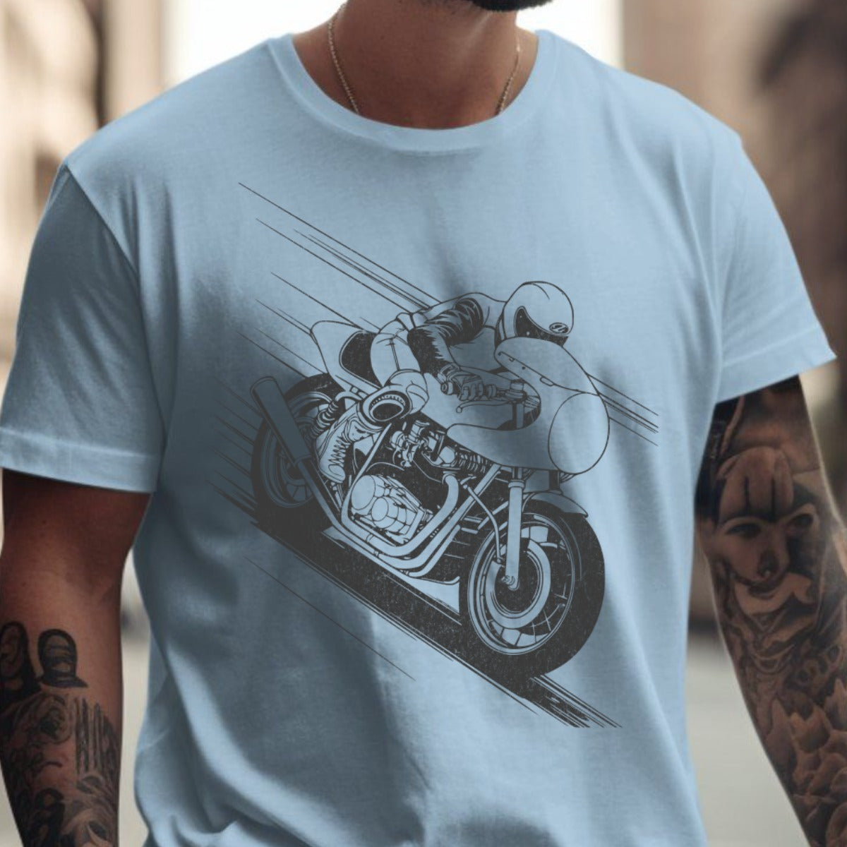 Motorcycle Racer Graphic Tee product type