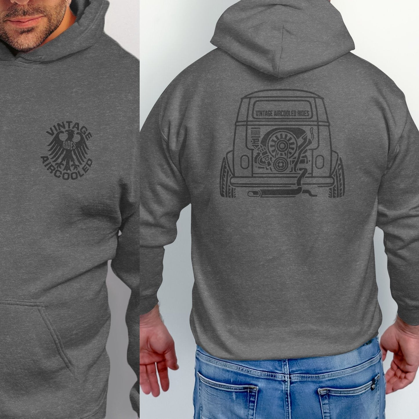 Vintage Aircooled Engines Graphic Hoodie product