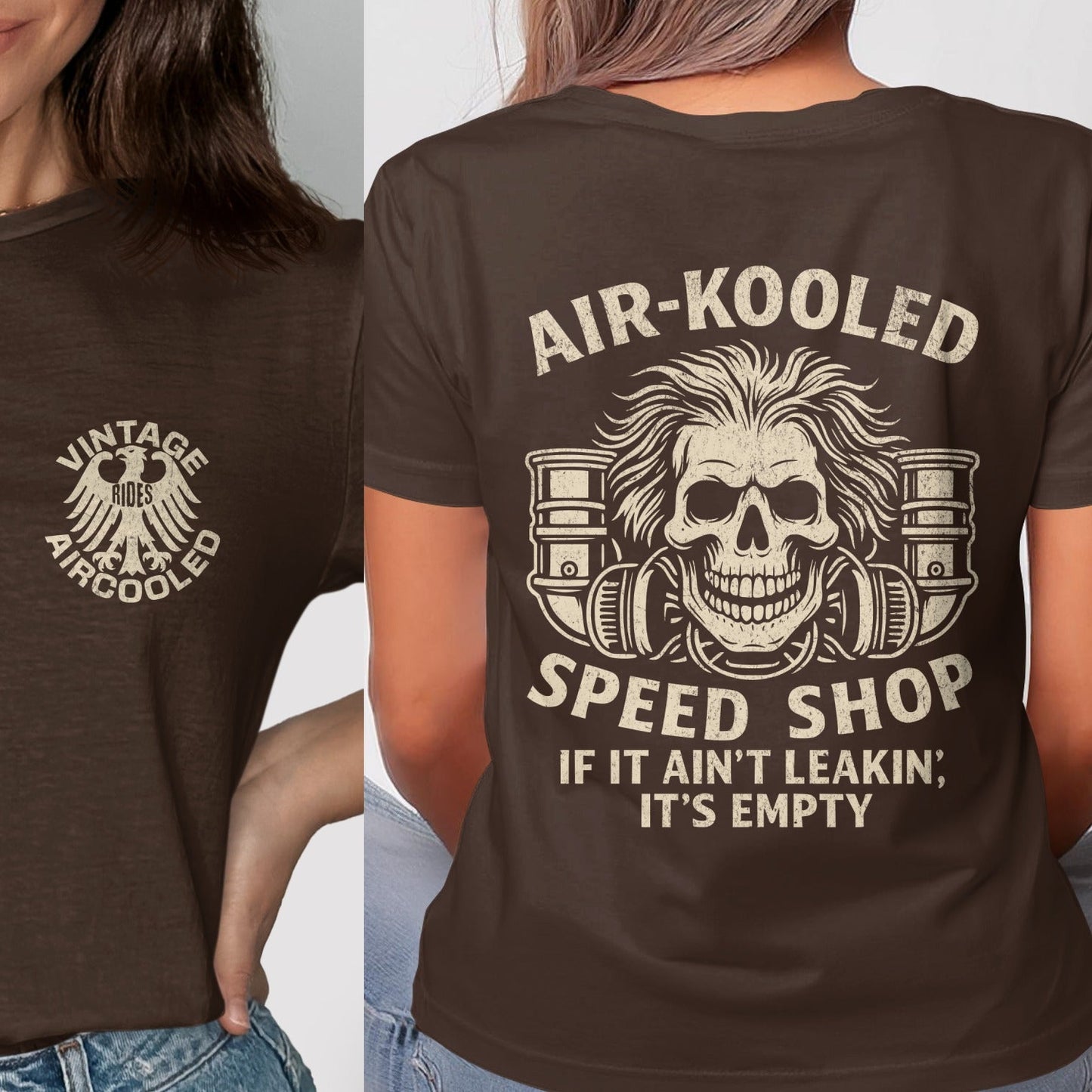 Vintage Aircooled Air-Kooled Speed Shop T-shirt product