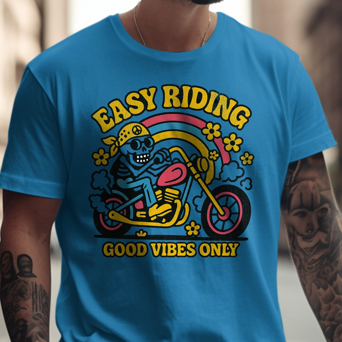 Easy Riding Good Vibes Only Graphic T-shirt product