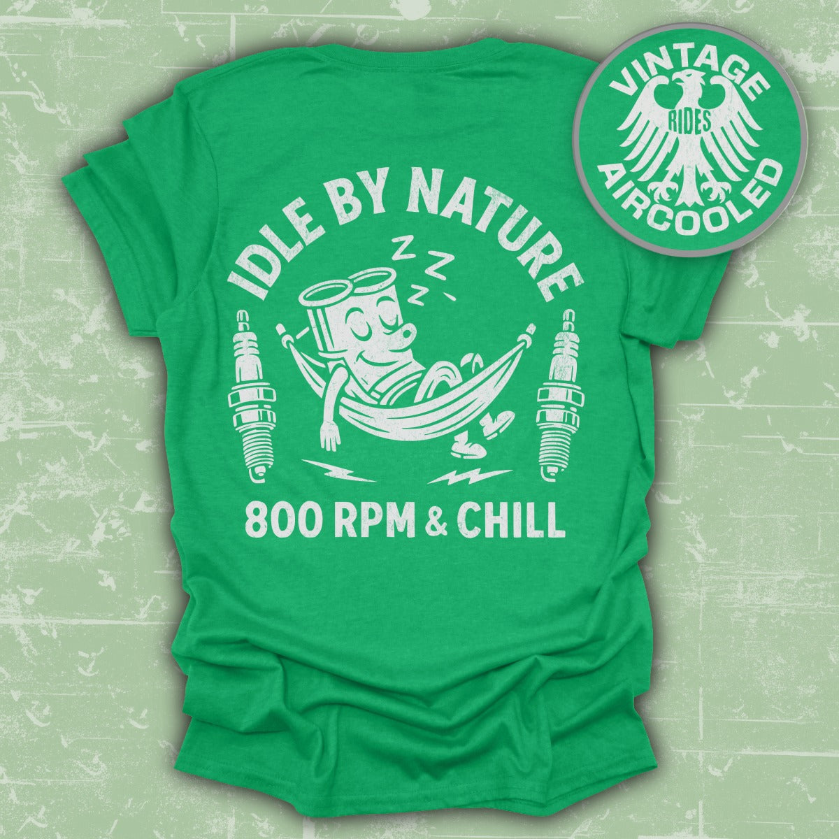 Idle By Nature RPM and Chill Graphic T-Shirt product