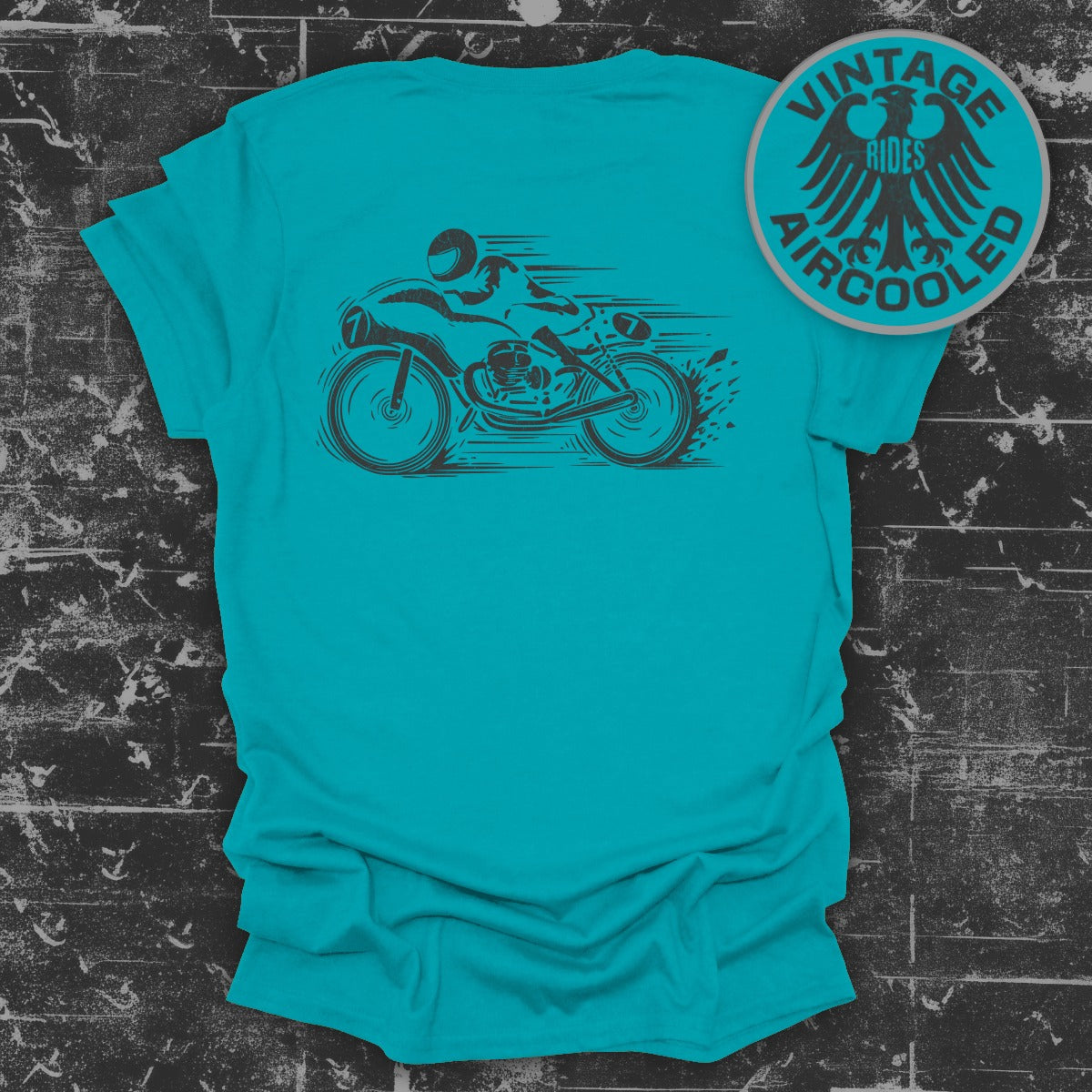 Vintage Aircooled Motorcycle Graphic Tee product
