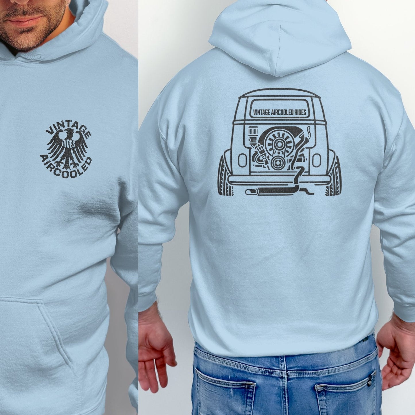 Vintage Aircooled Rides Design Hoodie product