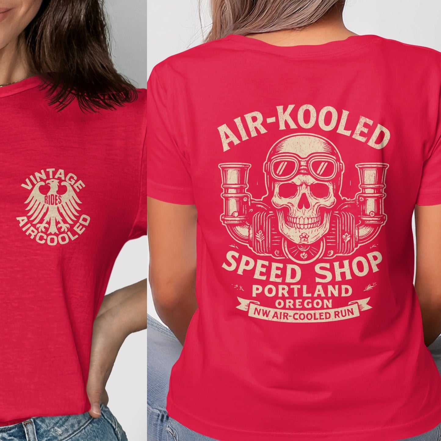 Air-Kooled Speed Shop Portland T-shirt product