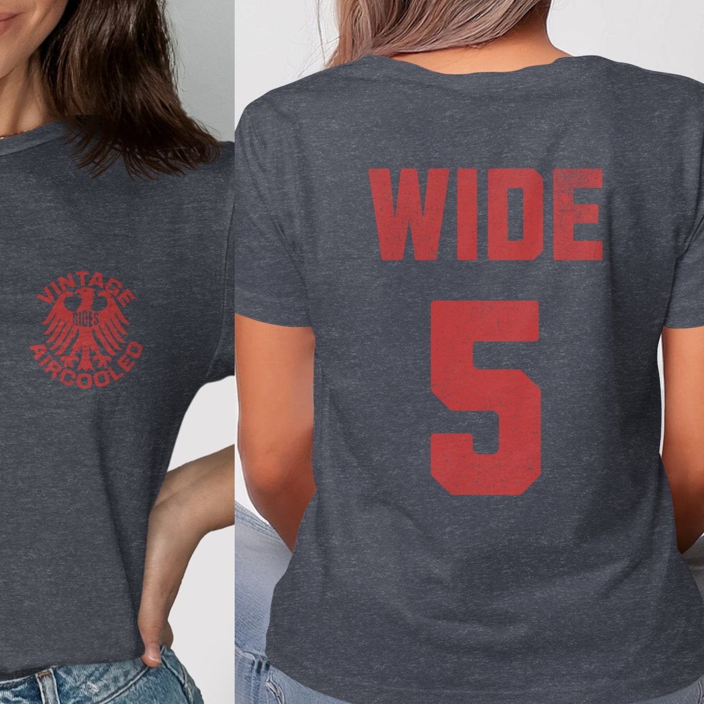 Vintage Aircooled Wide 5 Graphic Tee Shirt product