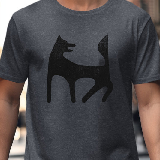 Unique Graphic Charcoal Gray Casual Shirt product type