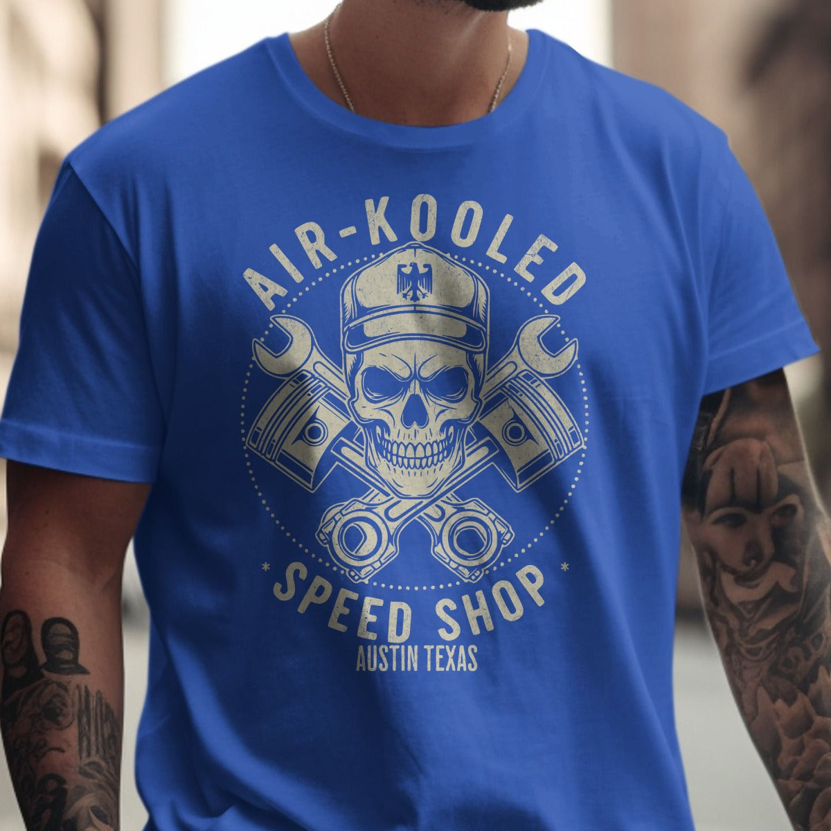 Air-Kooled Speed Shop Graphic T-Shirt product type