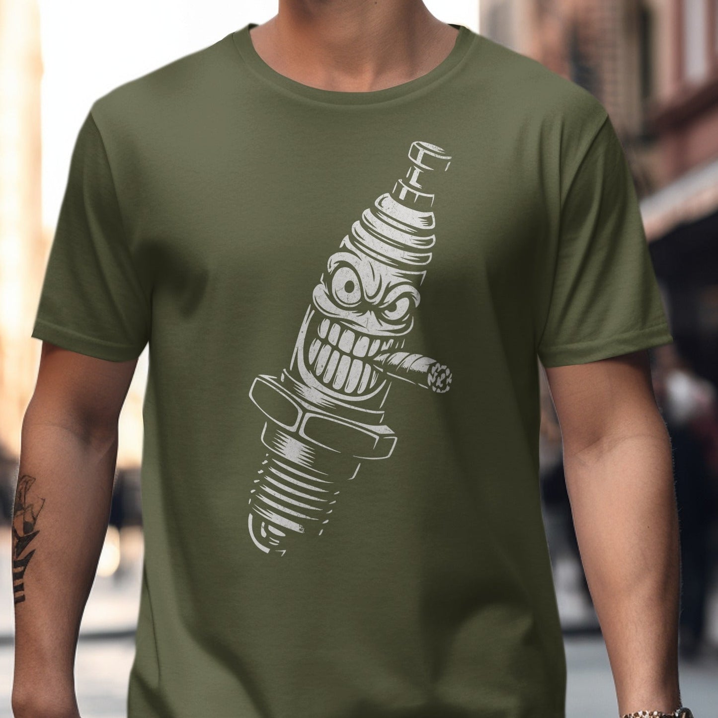 Spark Plug Character Graphic T-Shirt product type
