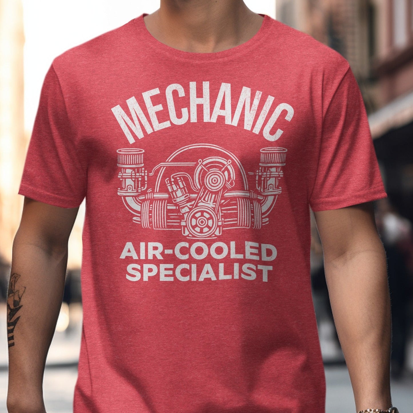 Mechanic Air-Cooled Specialist Red Graphic product