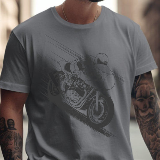 Vintage Motorcycle Graphic Design T-shirt product type
