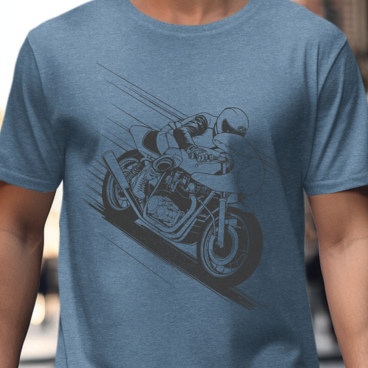 Racing Motorcycle Design T-shirt for Enthusiasts product