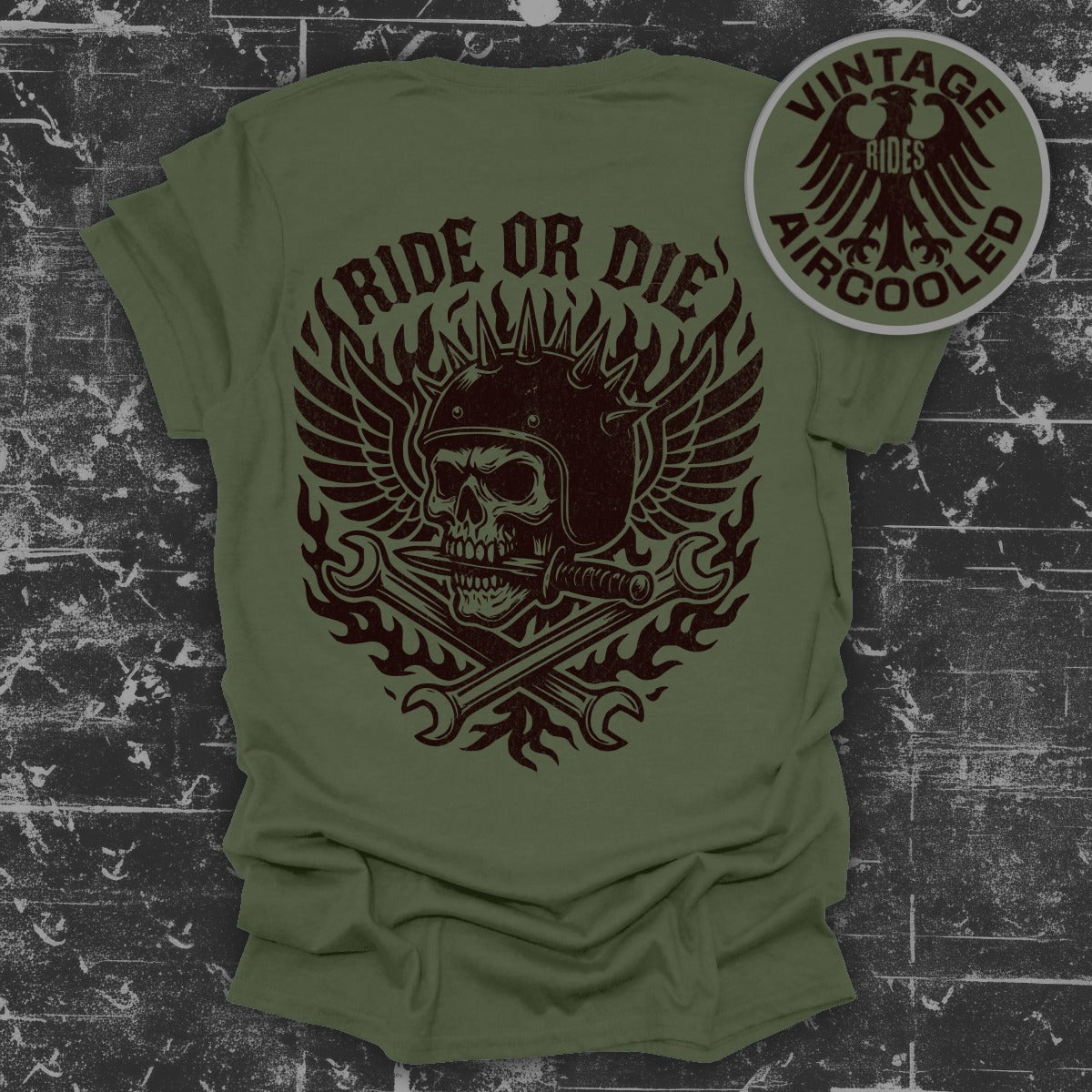 Ride or Die Motorcycle Vintage Rides T-Shirt product