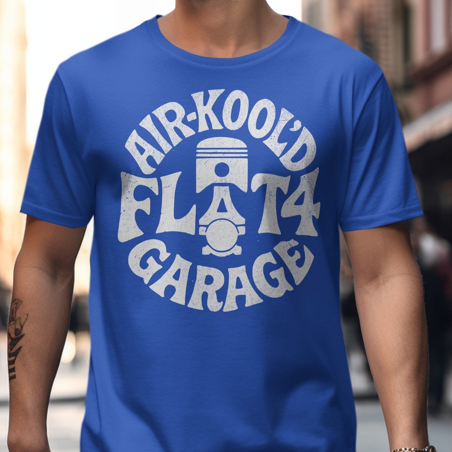 Airkool'd Flat4 Garage Graphic T-Shirt Product
