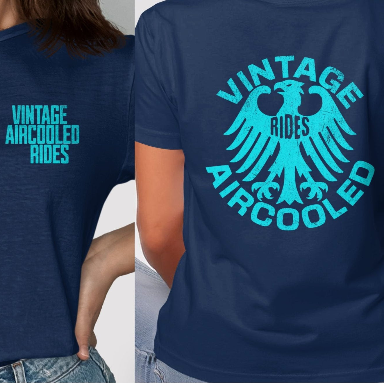 Vintage Aircooled Rides Graphic Tee Shirt product type