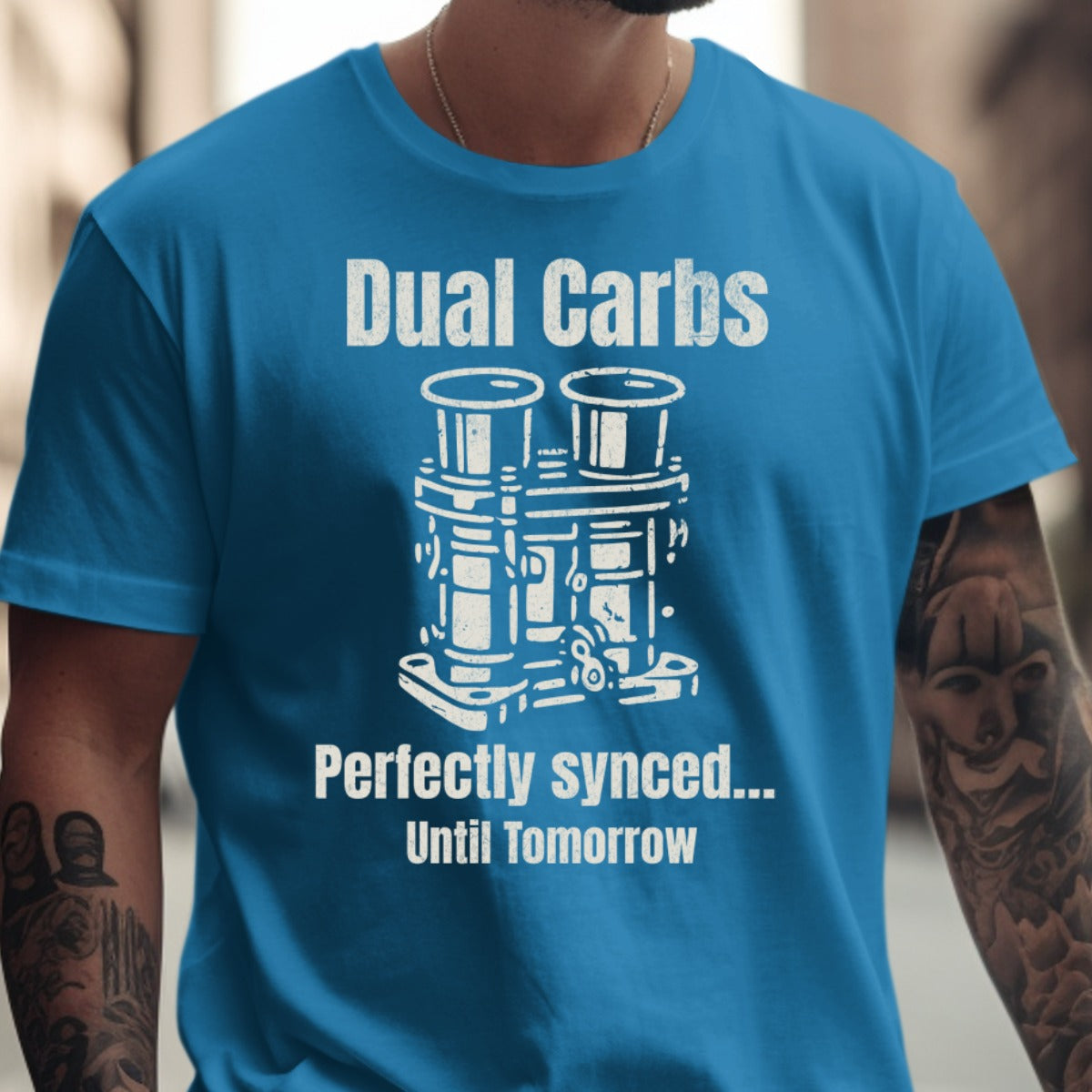 Dual Carbs Perfectly Synced Until Tomorrow T-shirt product
