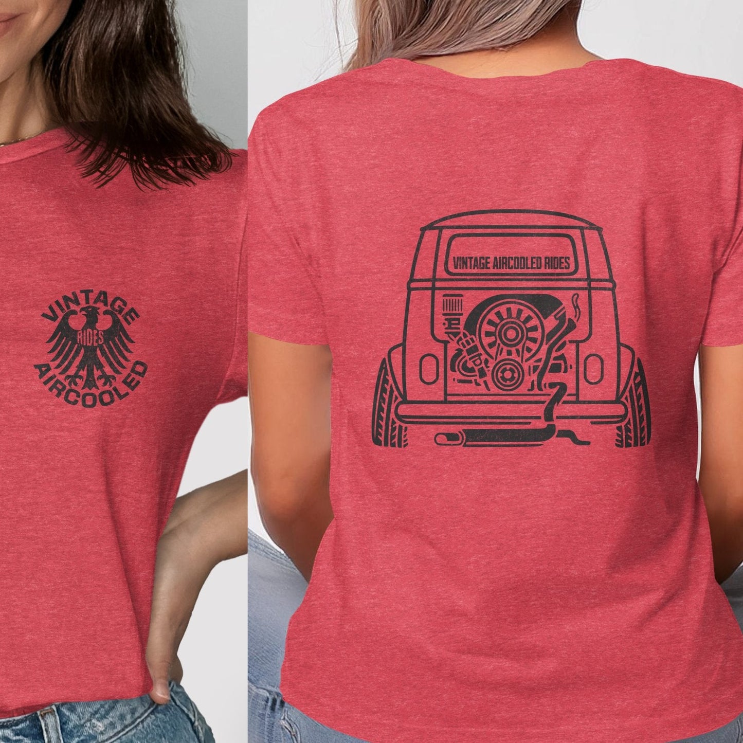 Vintage Aircooled Rides Printed T-shirt product type