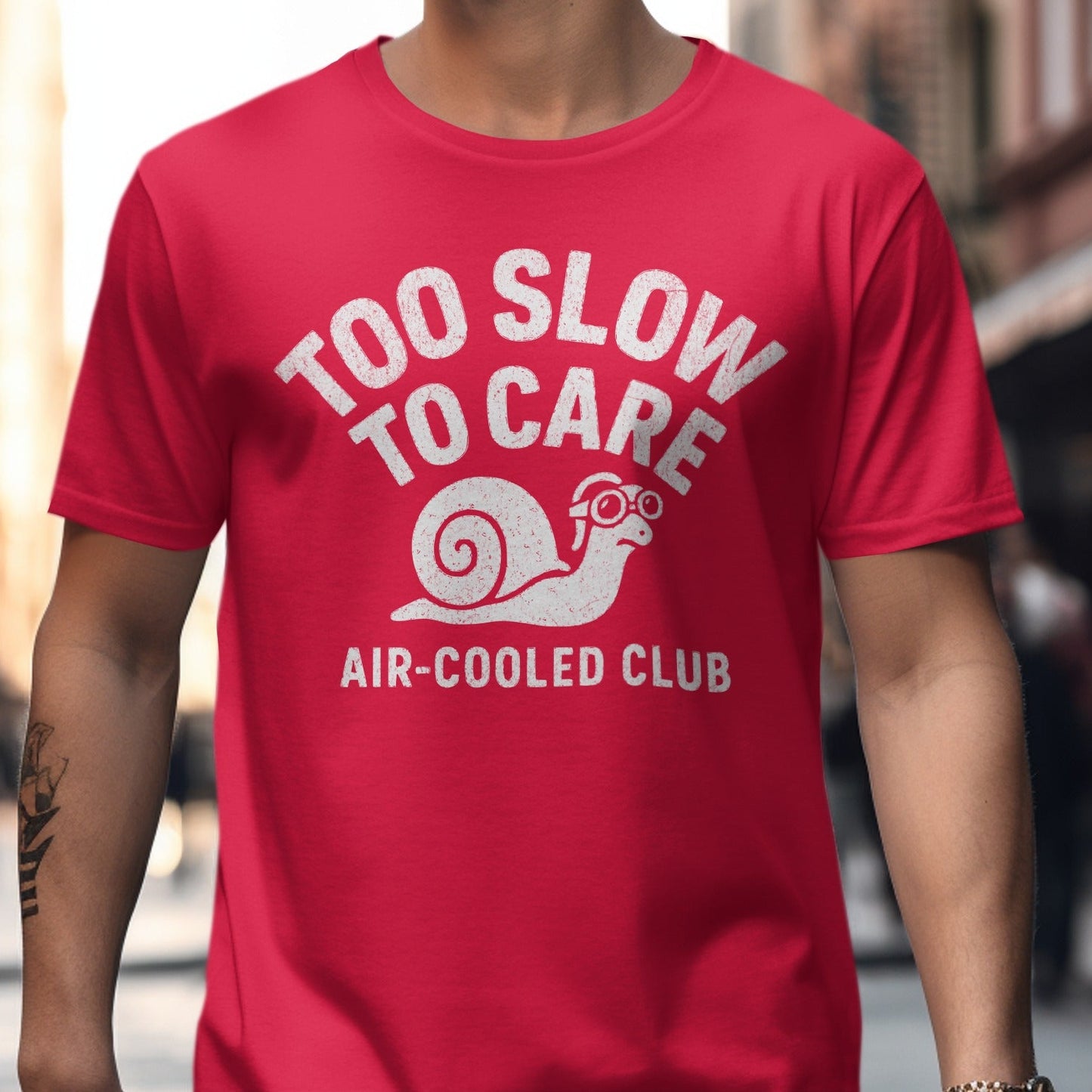 Too Slow To Care Air-Cooled Club t-shirt product